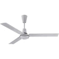 Commercial Ceiling Fan, 4 ft Blade Dia, 3 Blades, Variable Speeds, 120V AC, White