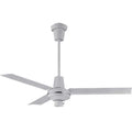 Commercial Ceiling Fan, 56 in Blade Dia, 3 Blades, Variable Speeds, 120V AC, White