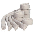 Sorbent Sock, 2 5/8 gal, 3 in x 38 in, Water, Tan, 10 PK