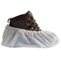 Disposable Shoe Covers, CPE, White, Slip Resistant Sole: Yes , Universal