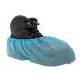 Disposable Shoe Covers, Non-Woven Laminate, Blue, Slip Resistant Sole: Yes , L