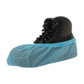 Disposable Shoe Covers, CPE, Blue, Slip Resistant Sole: Yes , XL