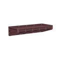 Institutional Bed,81 in L,Burgundy
