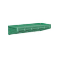 Institutional Bed,81 in L,Green