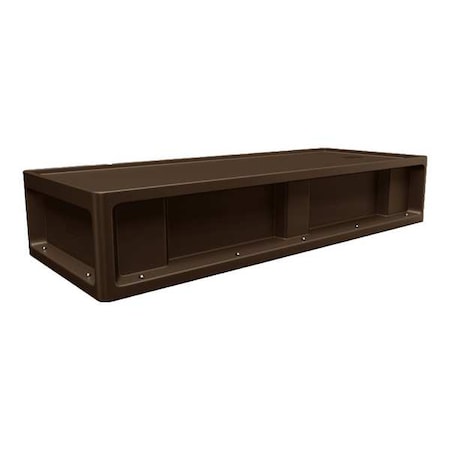 Institutional Bed,79 in L,Brown
