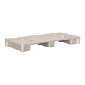 Institutional Bed,86 in L,Stone Gray
