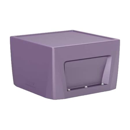 Rectangle End Table, 24 in W, 24 in L, 15 in H, Polyethylene, Indigo