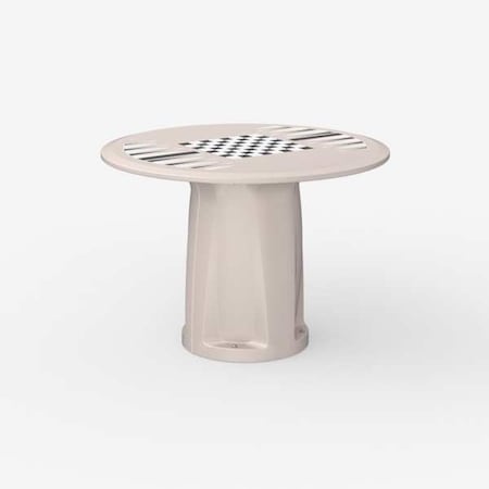 Table,29 in H,Stone Gray