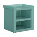 Nightstand,21.5 in H,Aqua