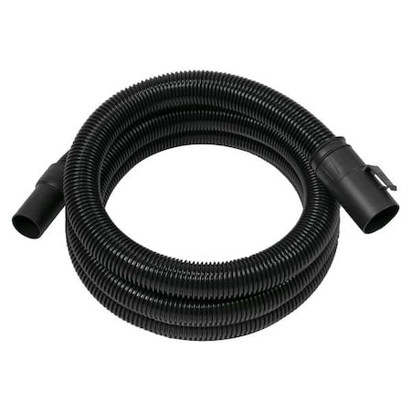 Vacuum Hose,12 ft L,Black,Plastic