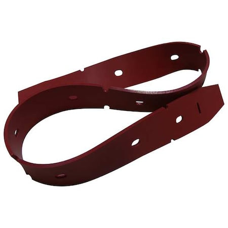 Front Squeegee Blade, Rubber, Red