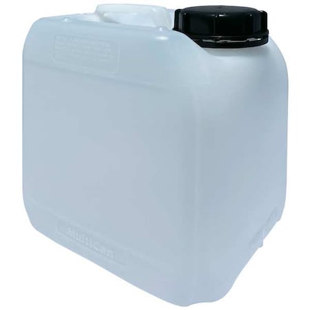 Carboy, 5 L Capacity - mL, 1.32 gal Capacity - oz, Tamper Evident Closure, HDPE, Blow Molded Handle