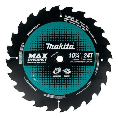 CircularSawBlade, Carbide, Dia:10.25"