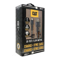 Reinforced USB Cable, Black, 10ft L