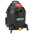 Wet/Dry Shop Vacuum, 18 gal Tank Size, Plastic, 3 in Vacuum Hose Dia, 8 ft Hose Lg