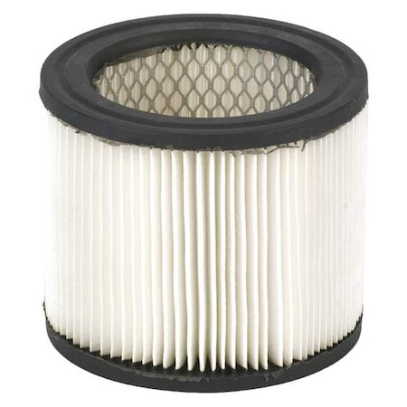 Vacuum Filter, Fits Shop-Vac Brand, 5 3/4 in, Fits Models- H87S, Hangup, P12S, Wallmount