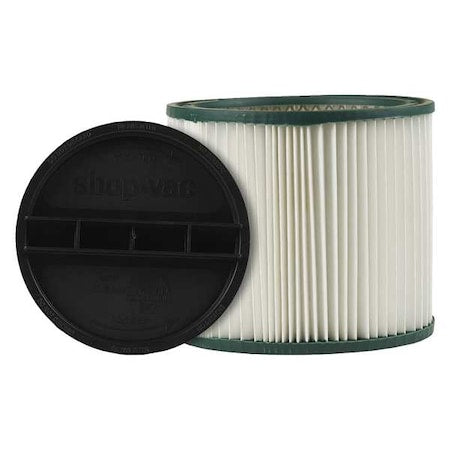 Cartridge Filter, 6 1/2 in H, Paper