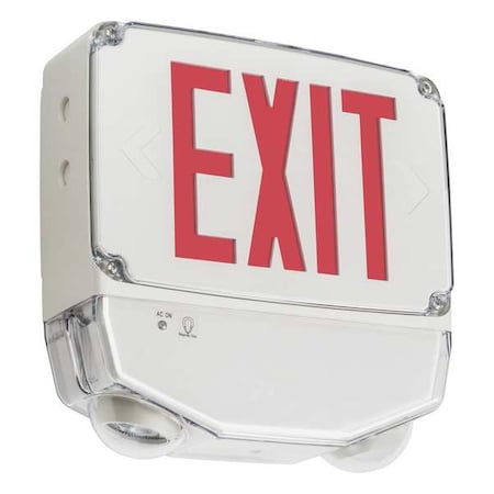 LED Wet Location Emergency Light/Exit