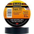 Electrical Tape, Vinyl, Black, 22 yd L, 2 in W