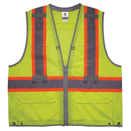 Safety Vest, ANSI Class 2, 2XL/3XL Size