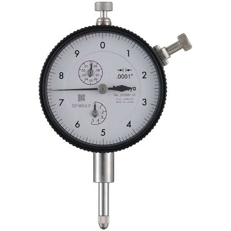Dial Indicator, 0 in to 0.5 in, White