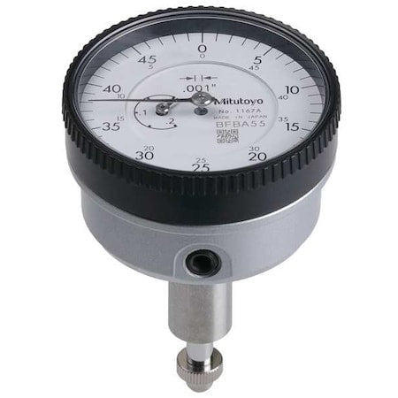 Dial Indicator, 0 in to 2 in, White