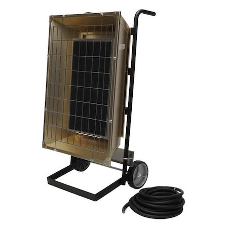 Portable Heater, 1, 3 Phase, Aluminum, 240V AC