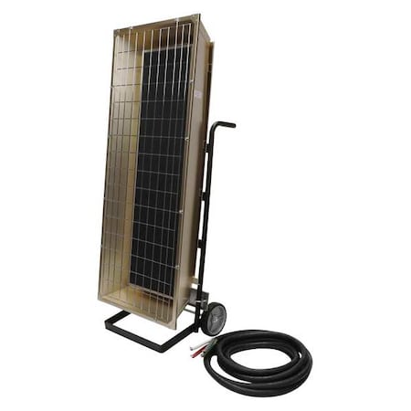 Portable Heater, 1, 3 Phase, Aluminum, 240V AC