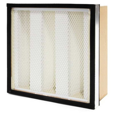 Air Filter, 4 in D, 24 in H, 24 in W, Pleated