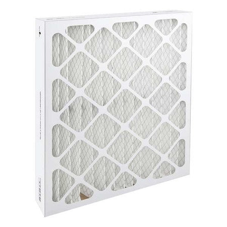 20x25x4 Pleated Air Filter, High Capacity, Synthetic, MERV 13, 1.0 to 3.0 micron
