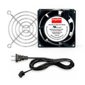 Square Axial Fan Kit, 120V AC, Cast Aluminum, 3 1/8 in W.