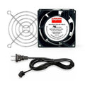 Square Axial Fan Kit, 120V AC, Cast Aluminum, 3 1/8 in W.