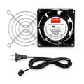 Square Axial Fan Kit, 120V AC, Cast Aluminum, 3 5/8 in W.