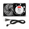 Square Axial Fan Kit, 120V AC, Cast Aluminum, 3 5/8 in W.