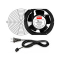 Oblong Axial Fan Kit, 120V AC, Cast Aluminum, 6 3/4 in W.