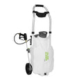 9 gal Battery Operated Sprayer, Poly, 20 ft L Hose, Adjustable Cone Nozzle Spray Pattern