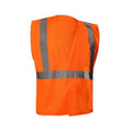 Hi-Vis Safety Vest M Class 2 U Back, , Hook and Loop 0 Pockets, No Mic Tab, {delete}