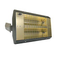 Infrared Quartz Electric Heater, 1 Phase, Galvanized Steel, 480V AC