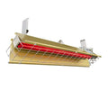 Infrared Overhead Electric Heater, 1 Phase, Aluminum, 480V AC