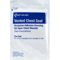 Vented Chest Seal, 6.5"x2 7/8", Plastic