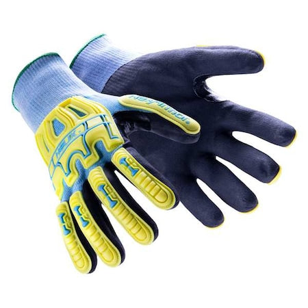 Cut-Resistant Gloves, Cut Level A5 , Dipped , Nitrile , Smooth , XL ( 10 ) 1 PR