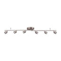 Core 6 Light LED Fixed Rail,Nickel