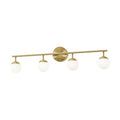 Pearl4LightLEDVanity,Gold,Metal,32inL