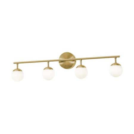 Pearl4LightLEDVanity,Gold,Metal,32inL