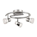 Gage 3 Light Rnd LED Fixed Rail,Chrome