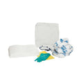 Spill Kit, 10 gal Volume Absorbed per Kit, 9 5/8 gal Capacity, Bag, Clear