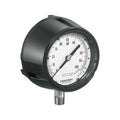 Low Pressure Gauge, 0 to 10 psi, 4 1/2 in Dial, 1/2 in NPT, Lower Location, Phenolic Case Material