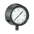 Pressure Gauge, 0 to 200 psi, 4 1/2 in Dial, 1/4 in NPT, Bottom Location, Phenolic Case Material