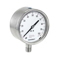 Pressure Gauge, 0 to 5,000 psi, 4 1/2 in Dial, 1/2 in NPT, Bottom Location