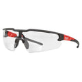 Not Applicable Reader Safety Glasses, Black Wraparound Frame, 1.5 Diopter, Clear Lens, Universal